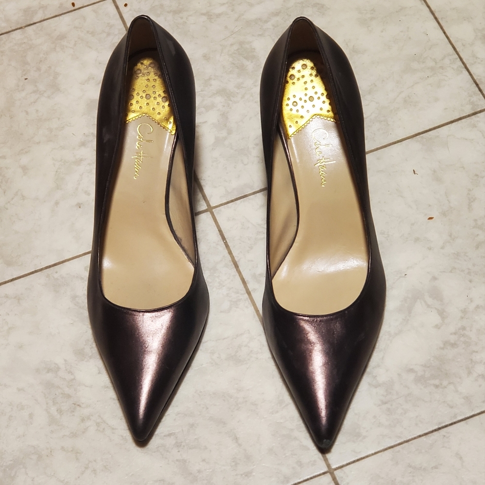 Cole Haan Nike Air bronze pumps size 9.5 AA